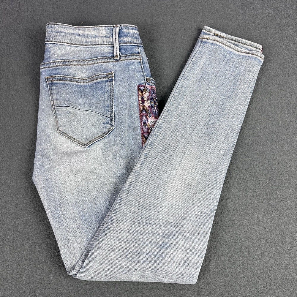 Driftwood Jackie's Jeans High Riase Embroidered On The Side 26x28 Ladies Small